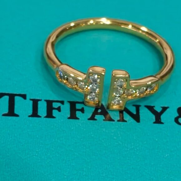 Tiffany & Co. Diamond Wire Ring - Picture 1 of 5